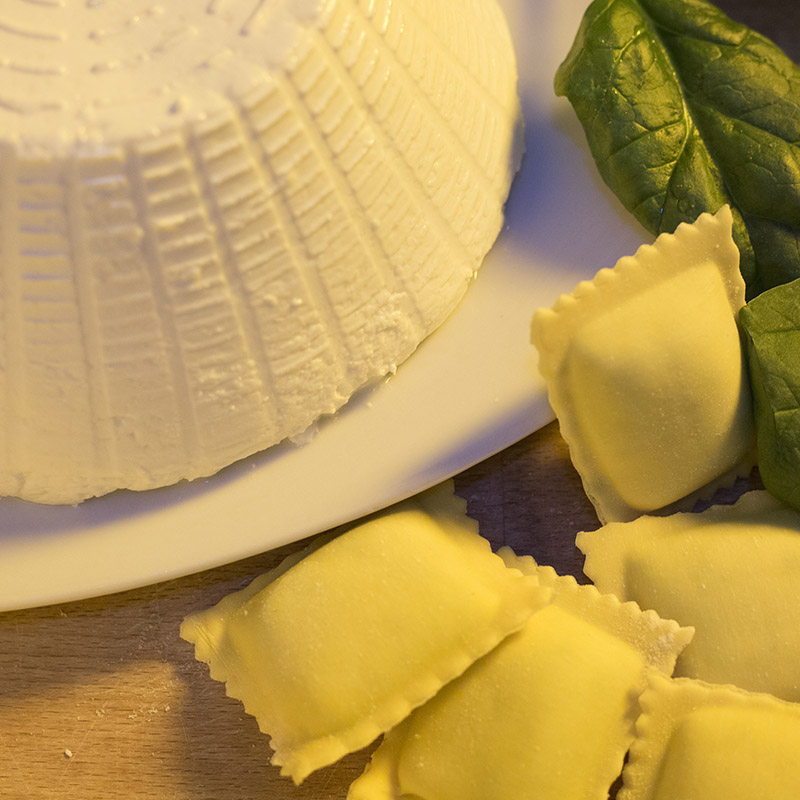 ravioli ricotta e spinaci